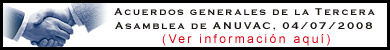 ACUERDOS DE ASAMBLEA ANUVAC