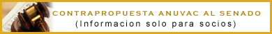 CONTRAPROPUESTA ANUVAC AL SENADO