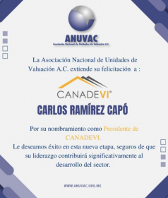 Nombramiento Presidente de CANADEVI