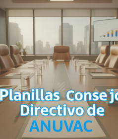Reporte de registro de planillas para el undécimo Consejo Directivo de ANUVAC